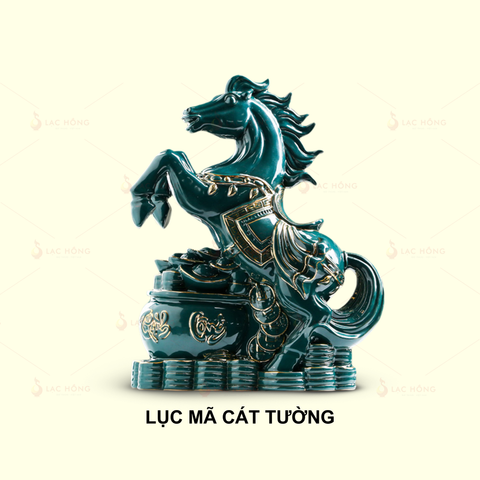 Tượng Ngựa Lục Mã Cát Tường 