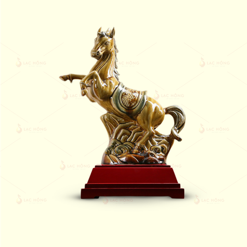  Tượng Ngựa Phù Đổng Kim Sa 