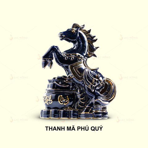  Tượng Ngựa Thanh Mã Phú Quý 