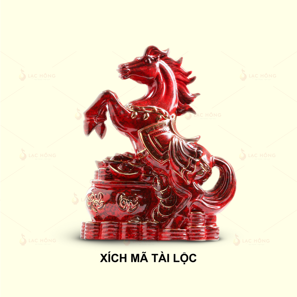 Tượng Ngựa Xích Mã Tài Lộc