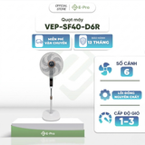  Quạt đứng E-pro VEP-SF40-D6R - Lõi đồng nguyên chất, vận hành êm ái 