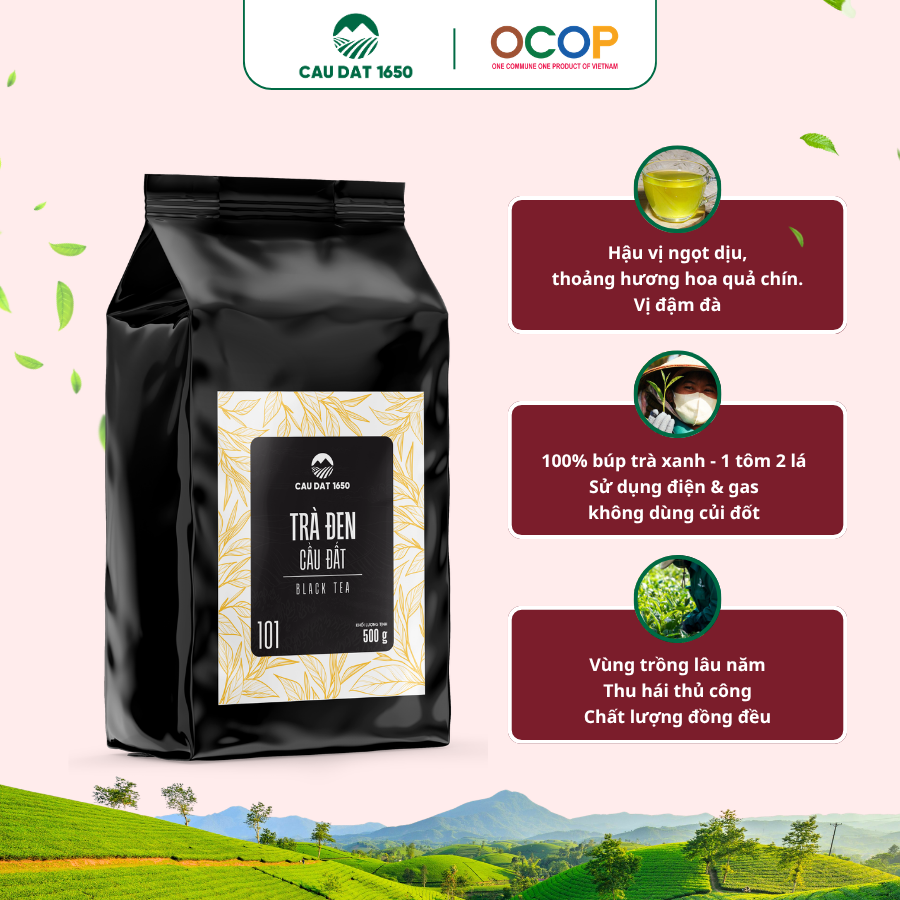[Chuyên Dùng Cho Pha Chế] Trà Đen Cầu Đất Túi 500g
