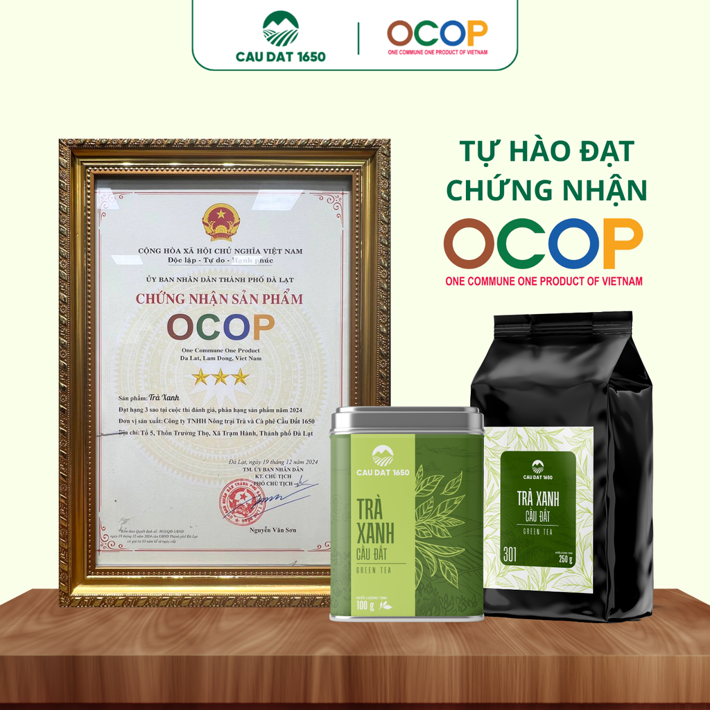 [Chuyên Dùng Cho Pha Chế] Trà Xanh Cầu Đất Túi 250g