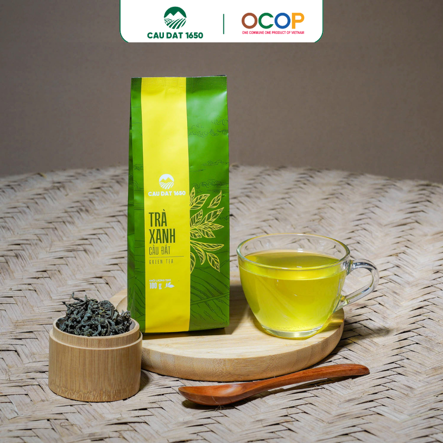 Trà Xanh Cầu Đất Túi Thiếc 100g