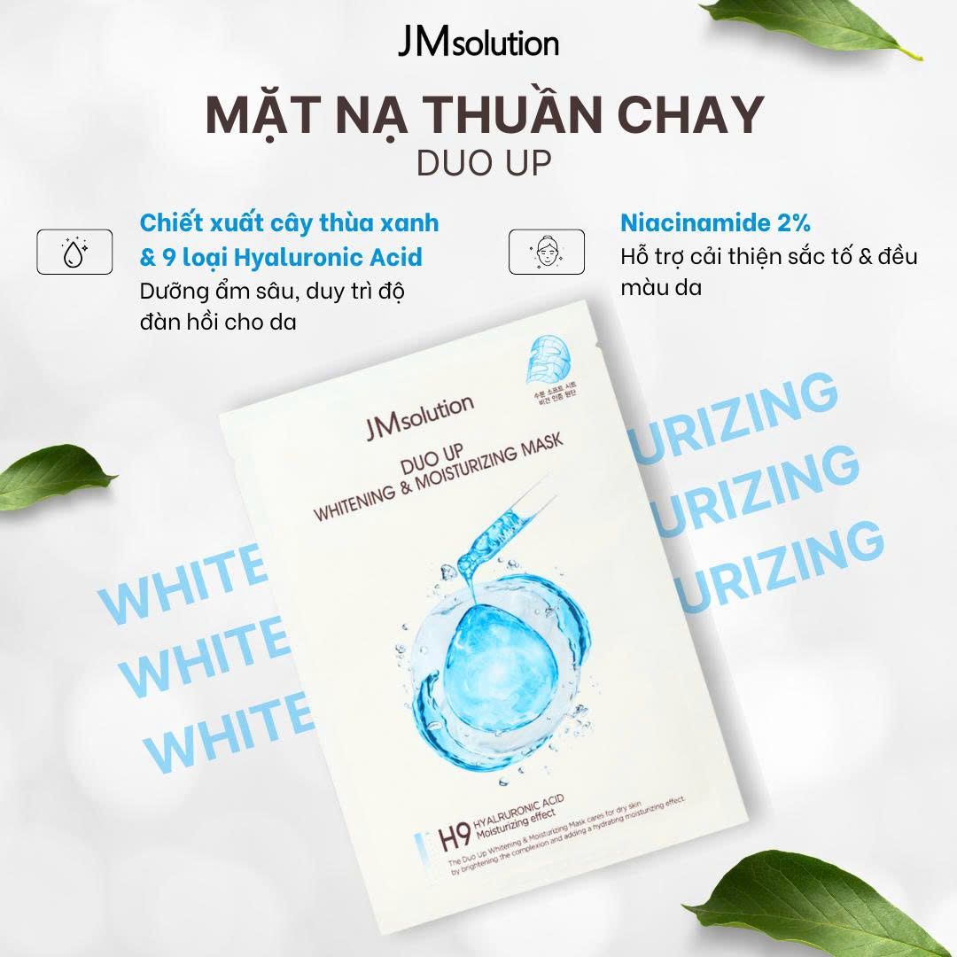  JM MẶT NẠ THUẦN CHAY WHITENING & MOISTURIZING ( MÀU XANH DƯƠNG ) 