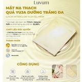  MẶT NẠ THẠCH LUVUM QUẢ YUJA DƯỠNG TRẮNG DA 