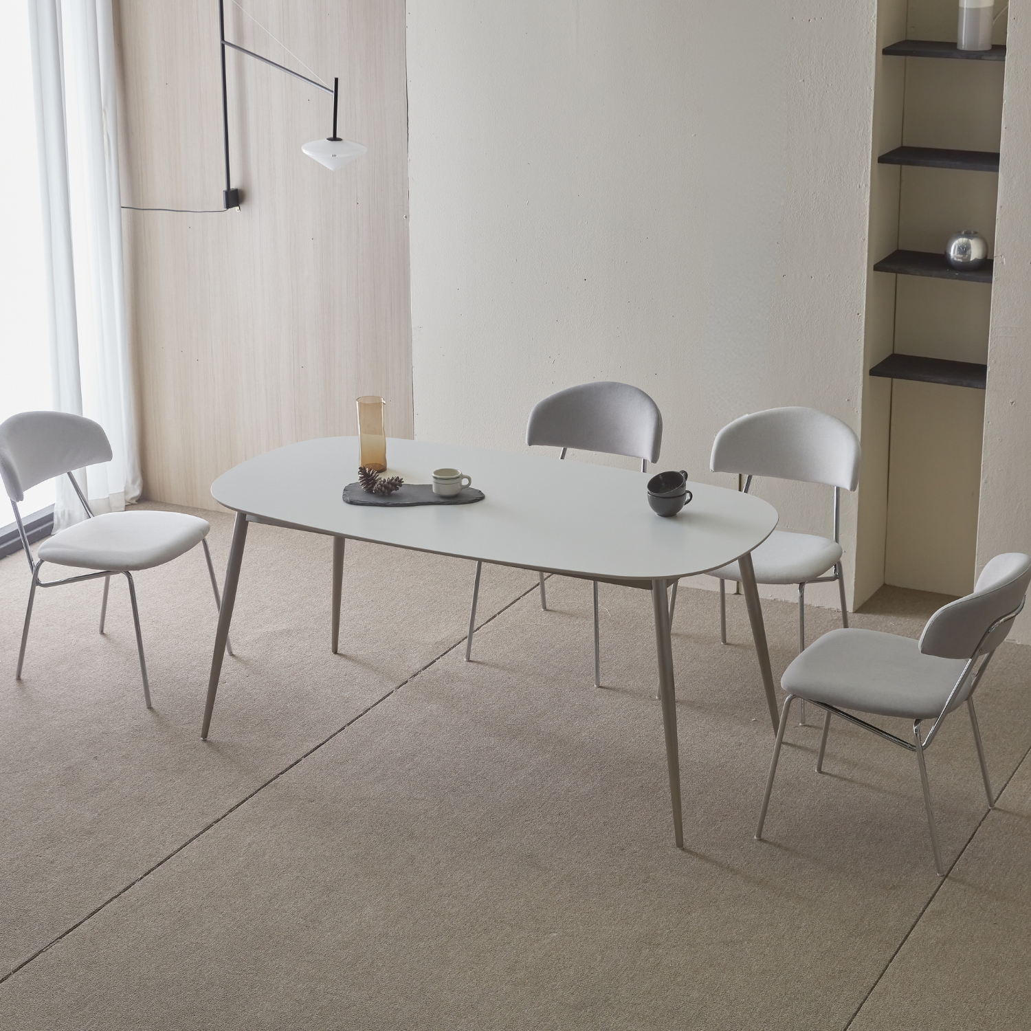 BÀN ĂN M12T CERAMIC NHẬP KHẨU (4 CHỖ / 6 CHỖ)