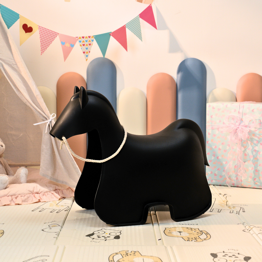 GHẾ HÌNH THÚ NGỰA DÂY