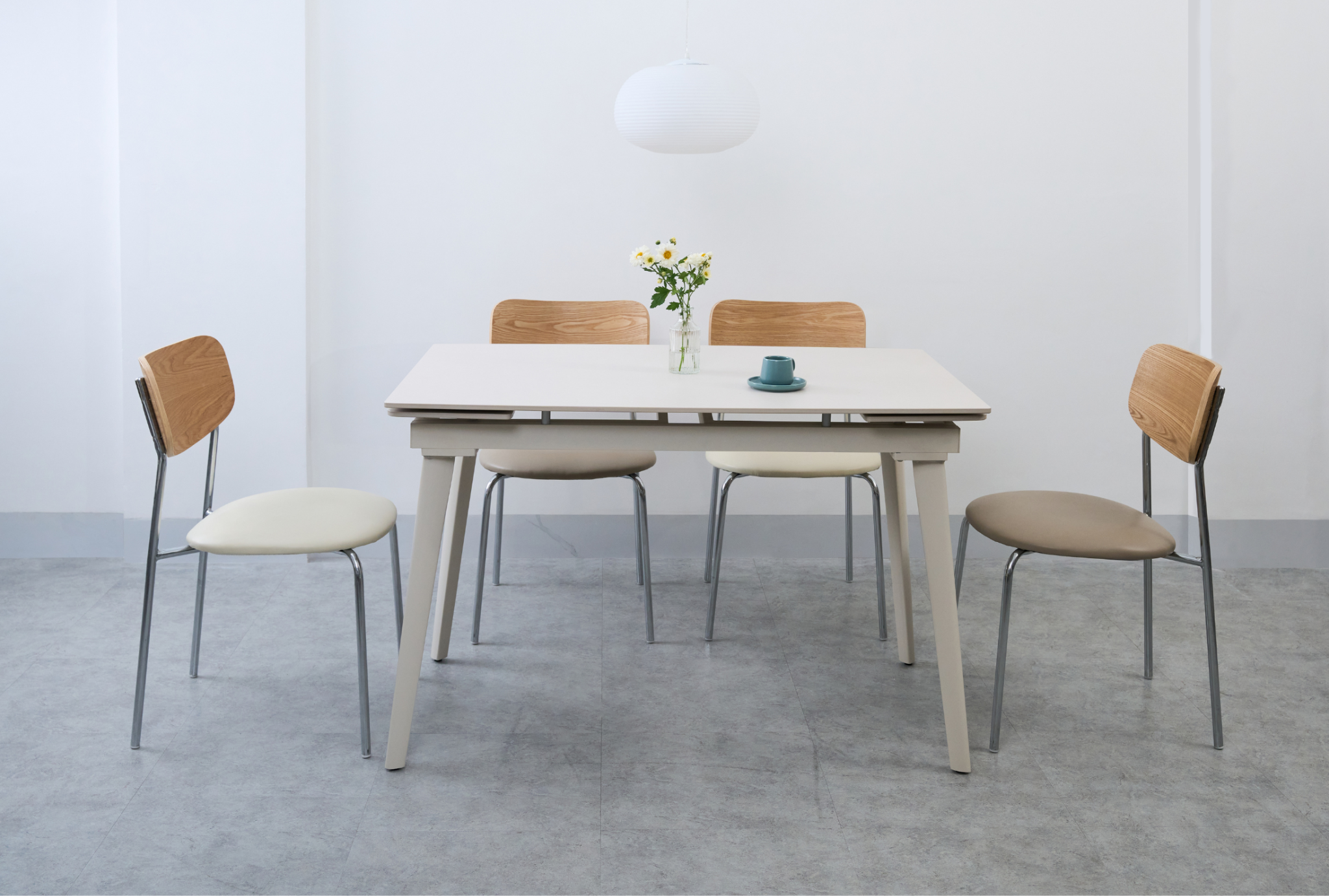 BÀN ĂN MỞ RỘNG VANIET EXTENSION TABLE (250+1200+ 250/300+1400+300)