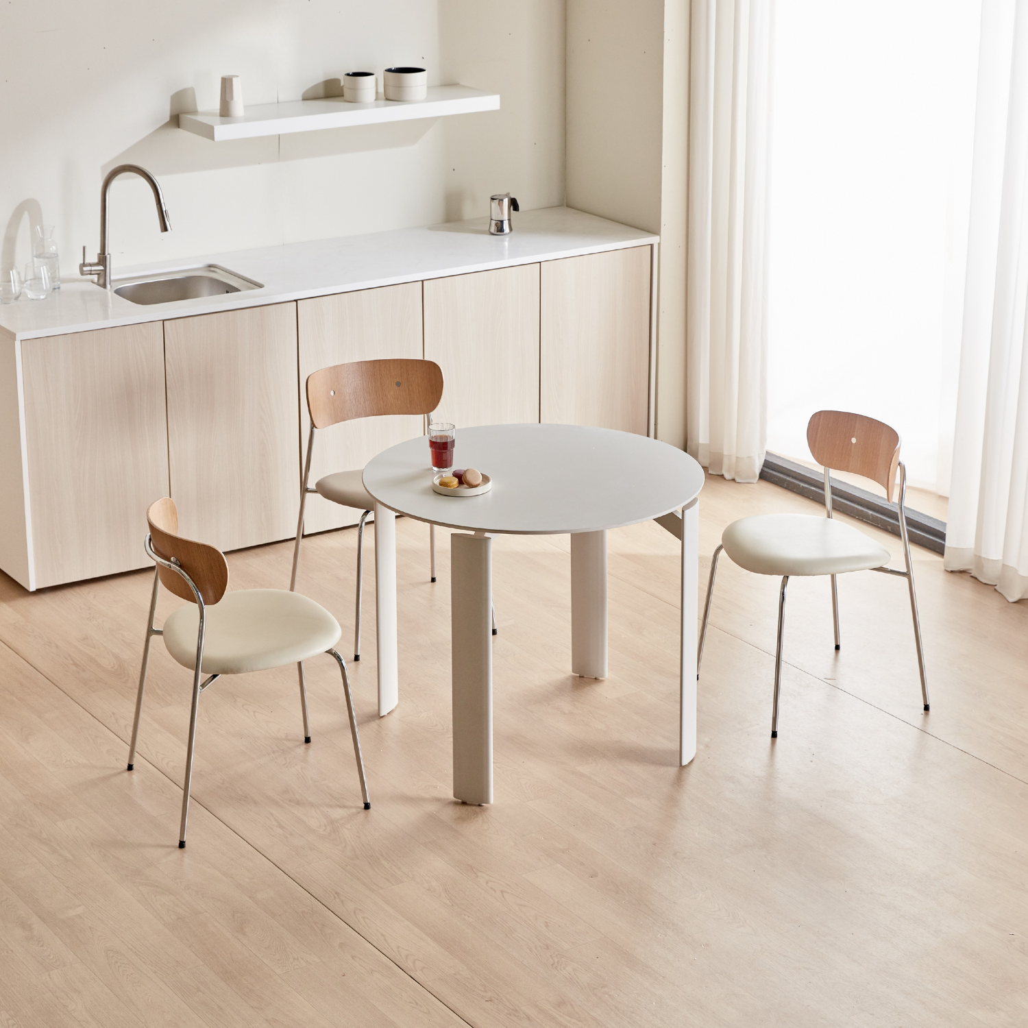 BÀN ĂN TRÒN SPRITZ CERAMIC NHẬP KHẨU (2 CHỖ / 4 CHỖ)