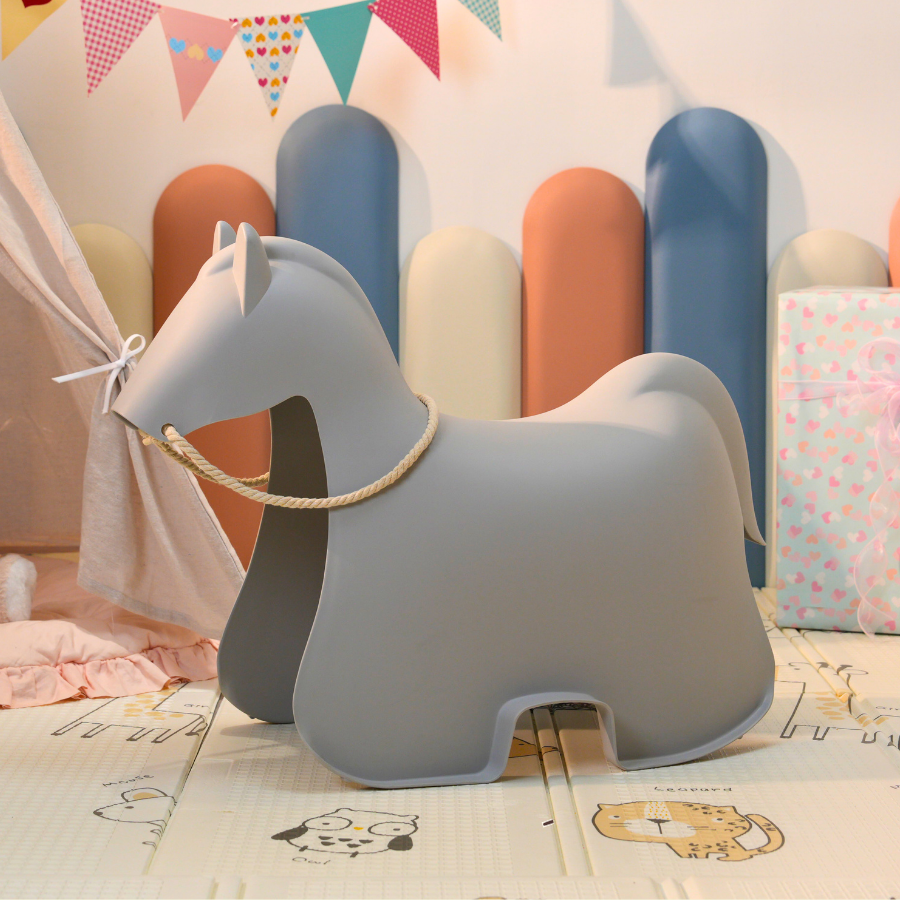 GHẾ HÌNH THÚ NGỰA DÂY