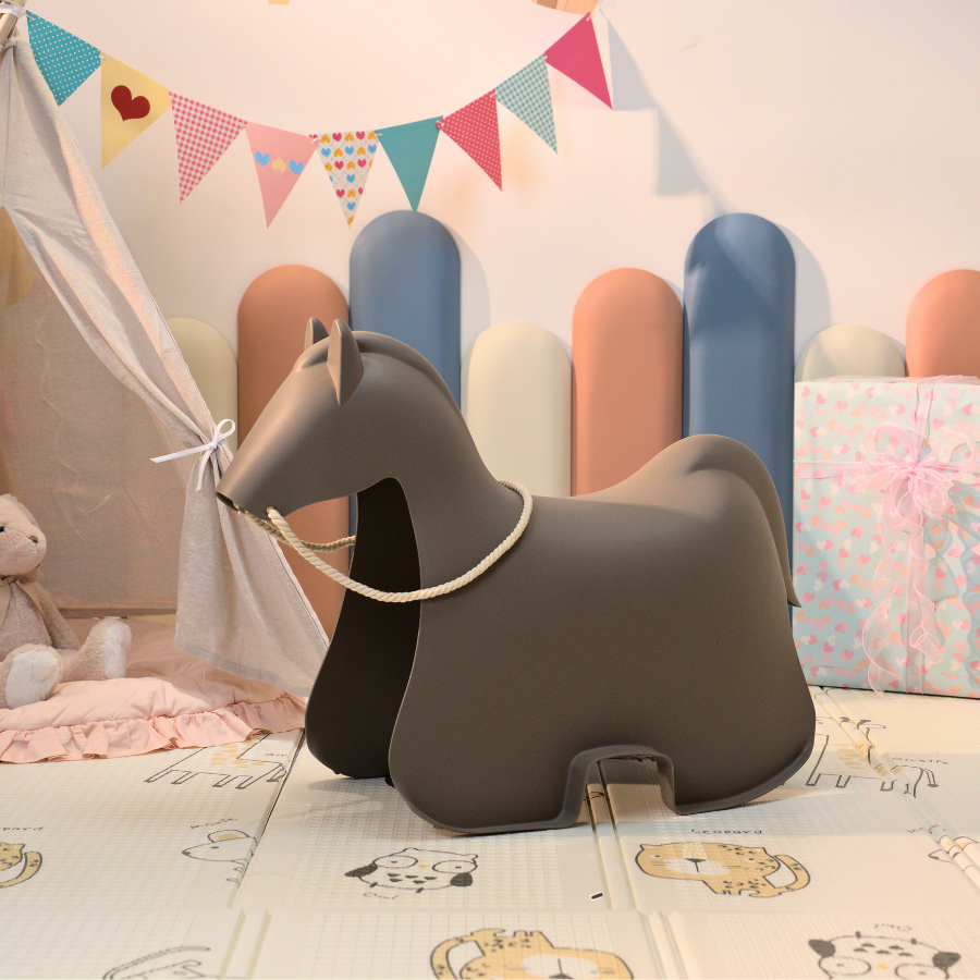 GHẾ HÌNH THÚ NGỰA DÂY