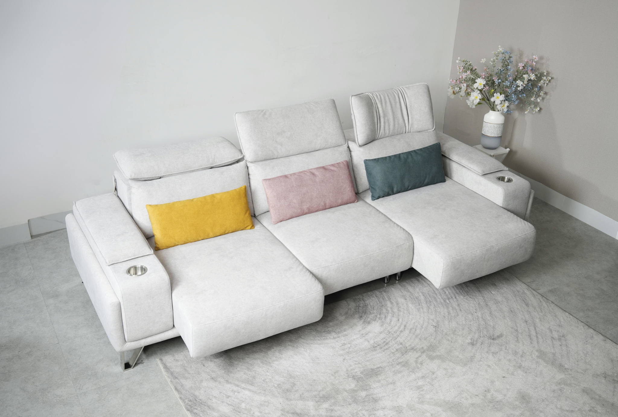 SOFA MILAN CHỈNH ĐIỆN THÔNG MINH BẰNG VẢI MAXTRYTEX NHẬP KHẨU CAO CẤP (3 CHỖ / 4 CHỖ)