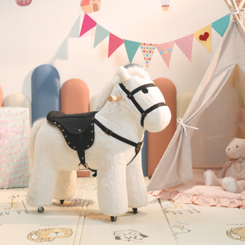 GHẾ HÌNH THÚ BÁNH XE PULLEY HORSE