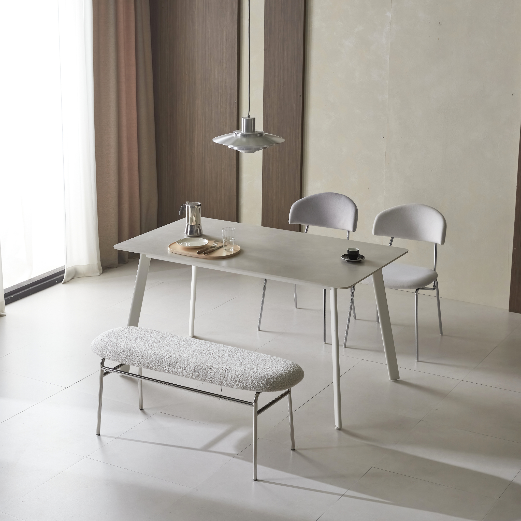 BÀN ĂN CERAMIC NHẬP KHẨU BROWNIE (4 CHỖ / 6 CHỖ)