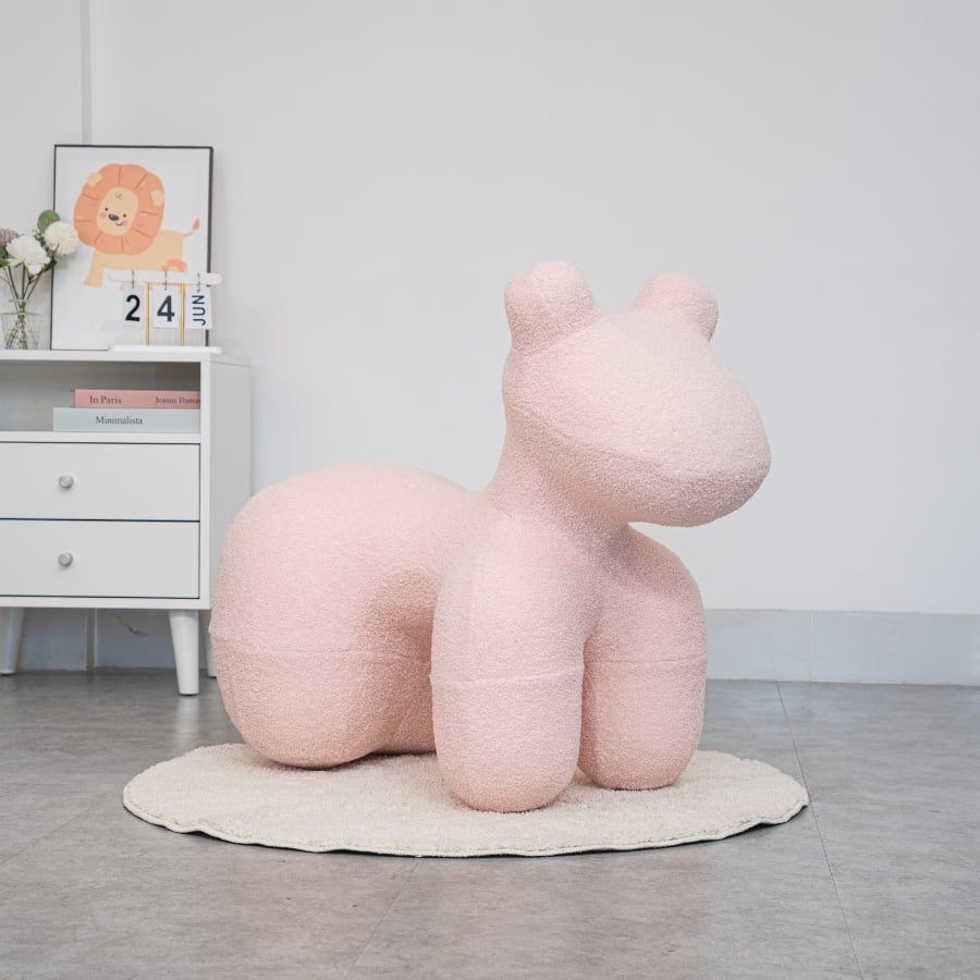 GHẾ HÌNH THÚ PONY LÔNG XÙ - BẢN CAO CẤP