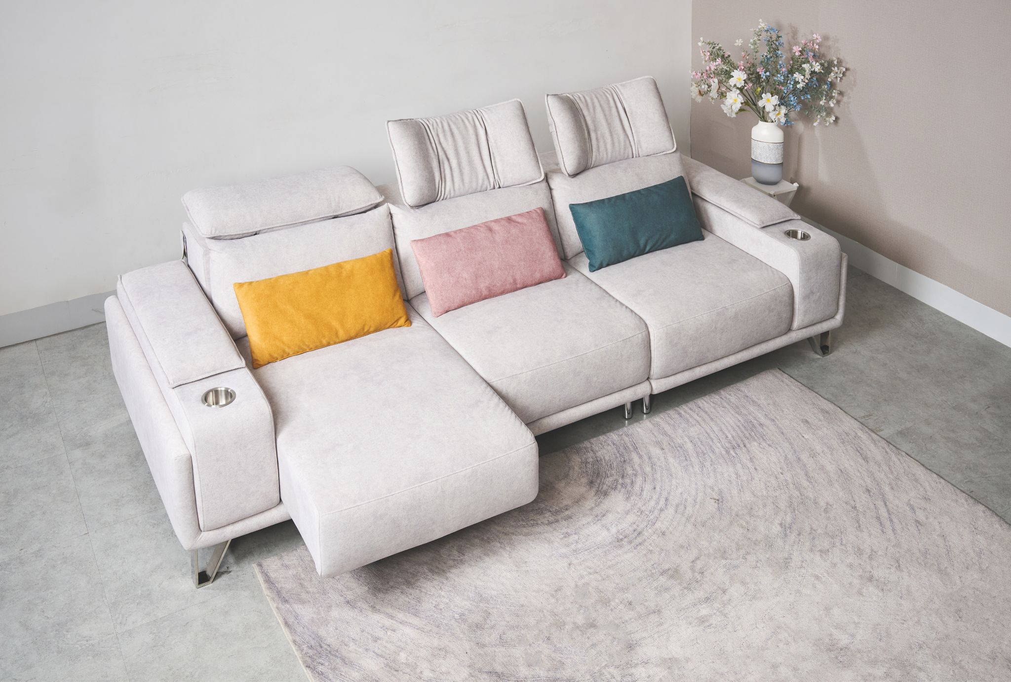 SOFA MILAN CHỈNH ĐIỆN THÔNG MINH BẰNG VẢI MAXTRYTEX NHẬP KHẨU CAO CẤP (3 CHỖ / 4 CHỖ)