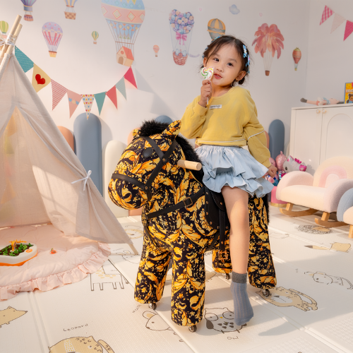 GHẾ HÌNH THÚ BÁNH XE PULLEY HORSE