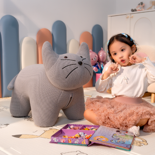 GHẾ HÌNH THÚ CƯNG MÈO Ú