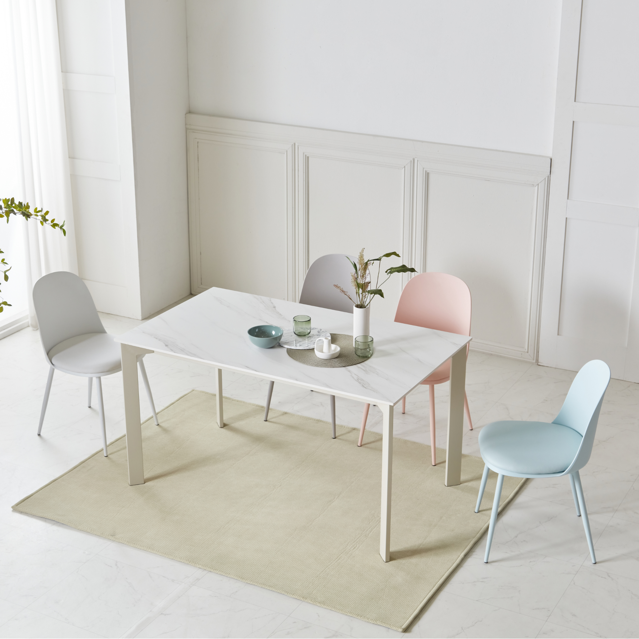 BÀN ĂN S CERAMIC NHẬP KHẨU (4 CHỖ / 6 CHỖ)