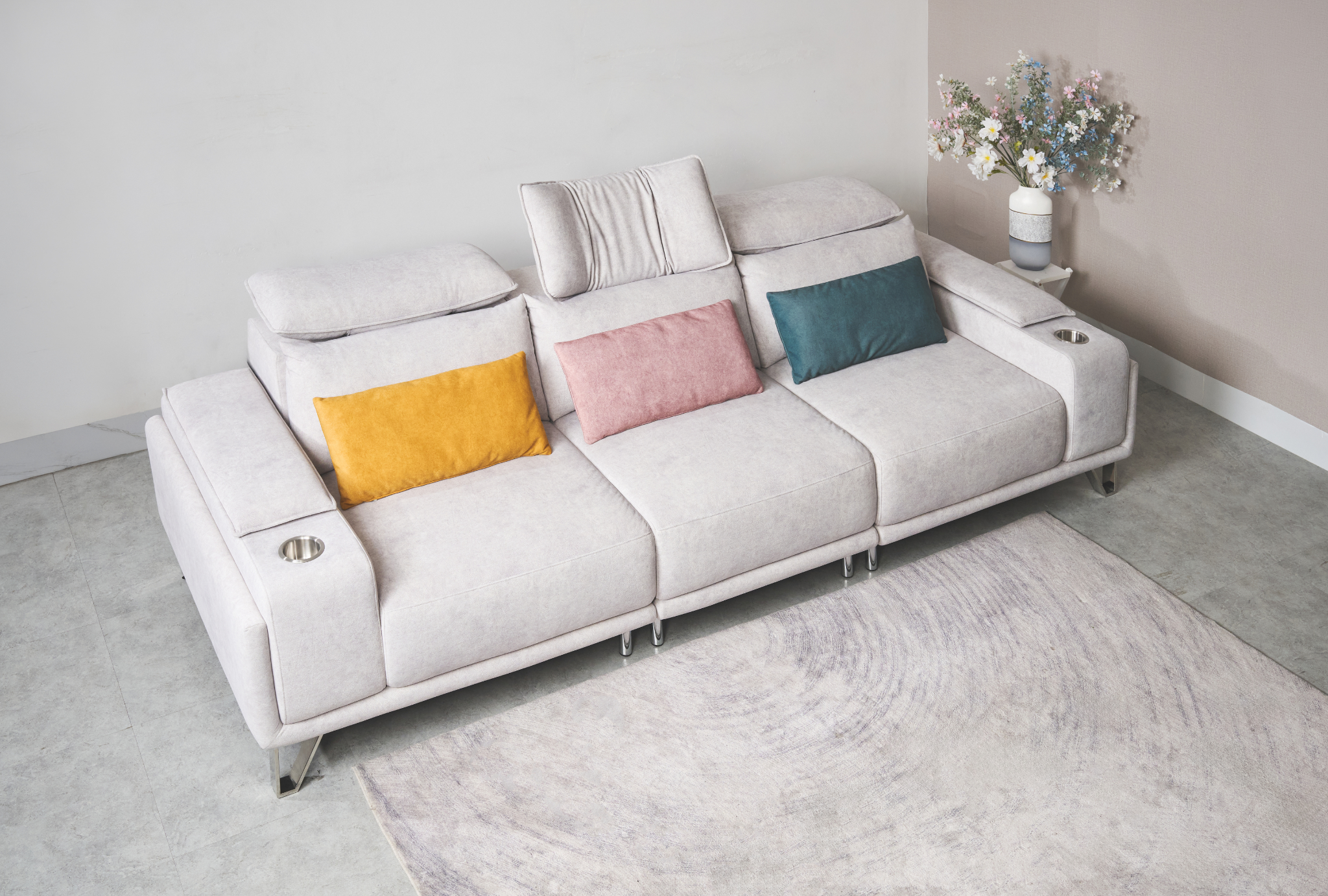 SOFA MILAN CHỈNH ĐIỆN THÔNG MINH BẰNG VẢI MAXTRYTEX NHẬP KHẨU CAO CẤP (3 CHỖ / 4 CHỖ)