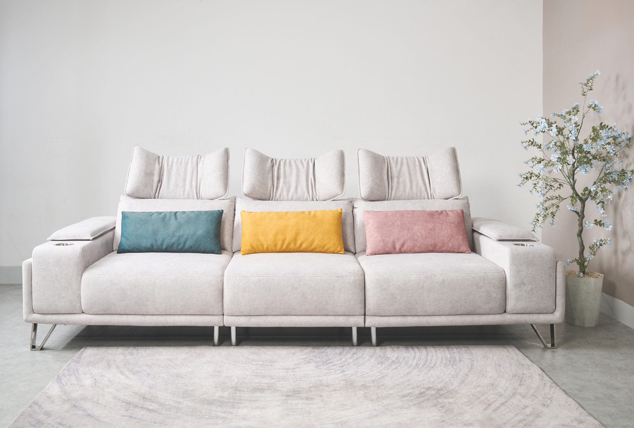 SOFA MILAN CHỈNH ĐIỆN THÔNG MINH BẰNG VẢI MAXTRYTEX NHẬP KHẨU CAO CẤP (3 CHỖ / 4 CHỖ)