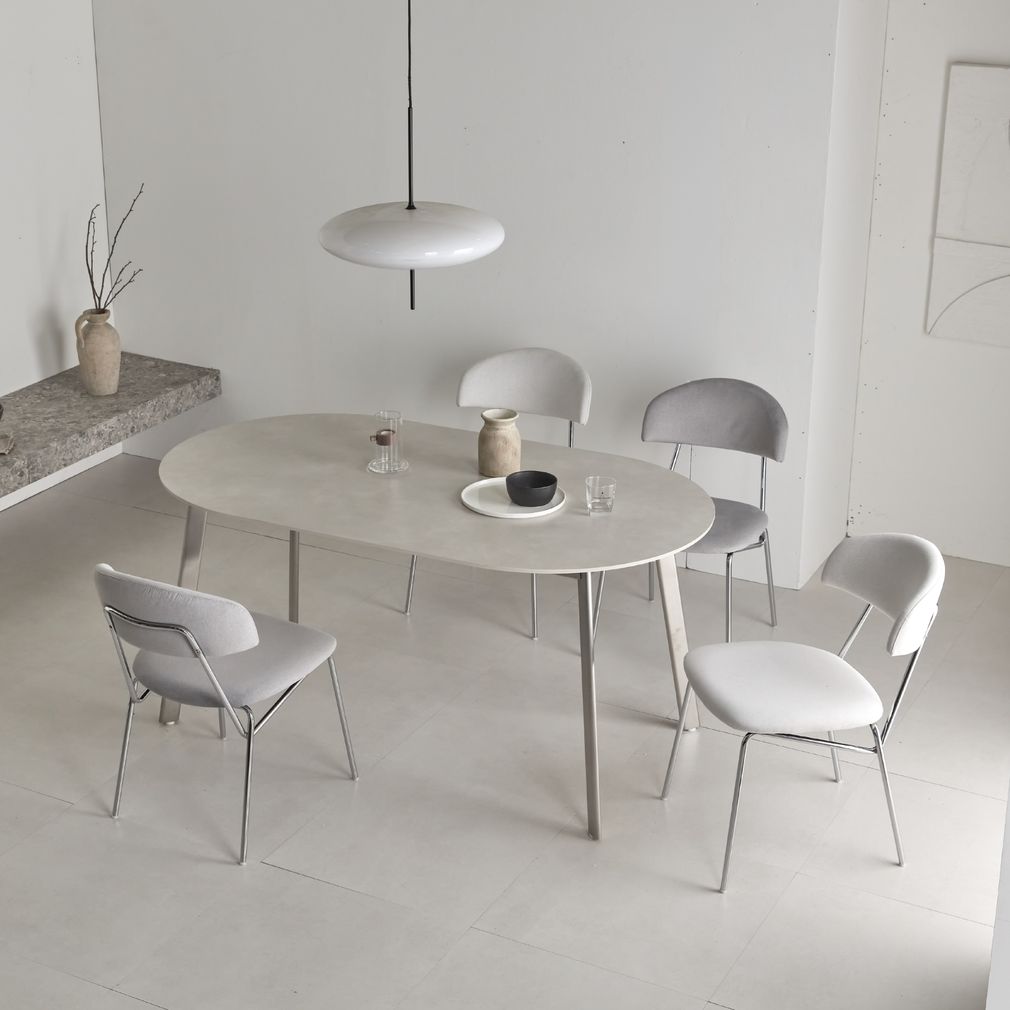 BÀN ĂN CERAMIC NHẬP KHẨU BROWNIE (4 CHỖ / 6 CHỖ)