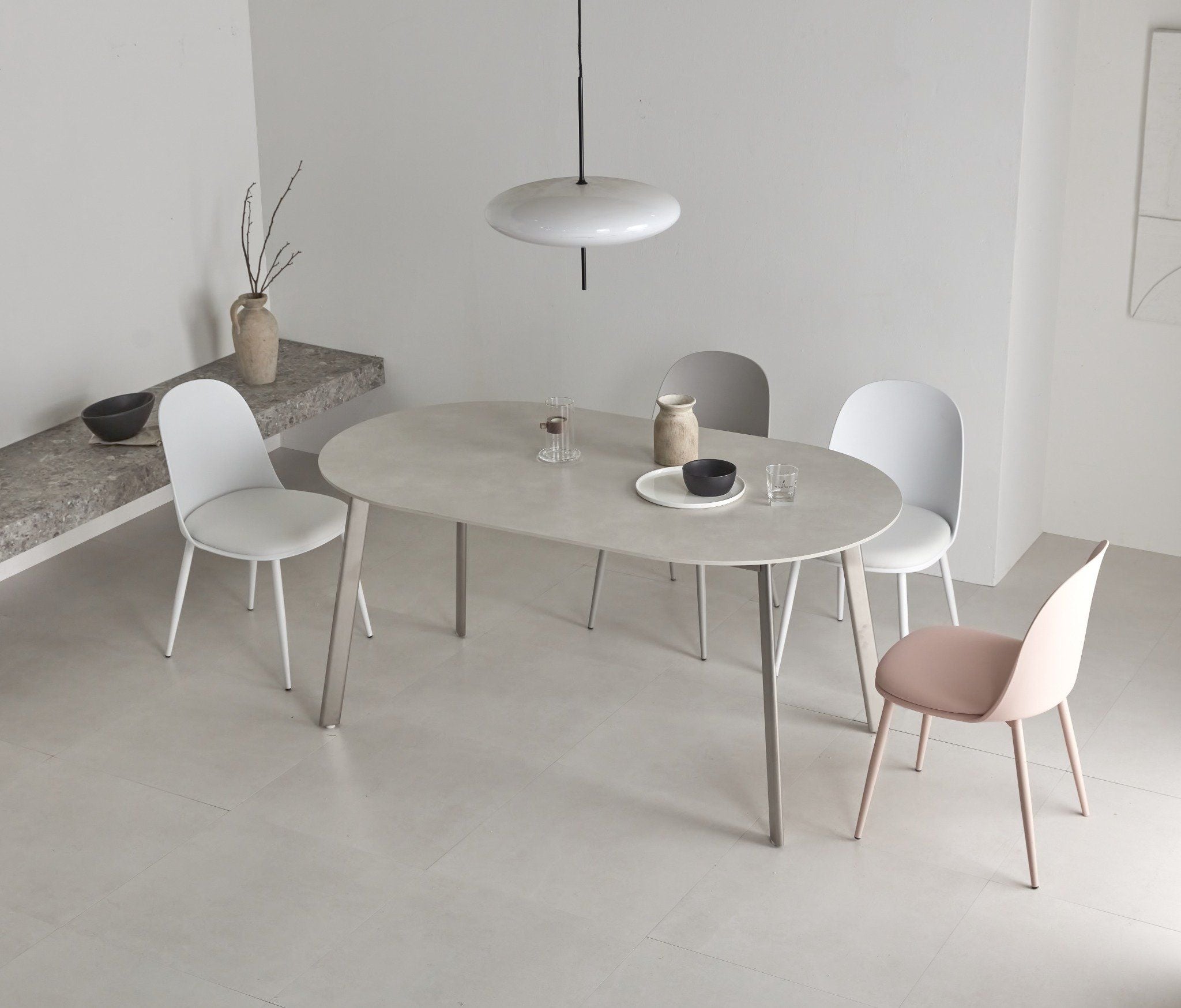 BÀN ĂN CERAMIC NHẬP KHẨU BROWNIE (4 CHỖ / 6 CHỖ)