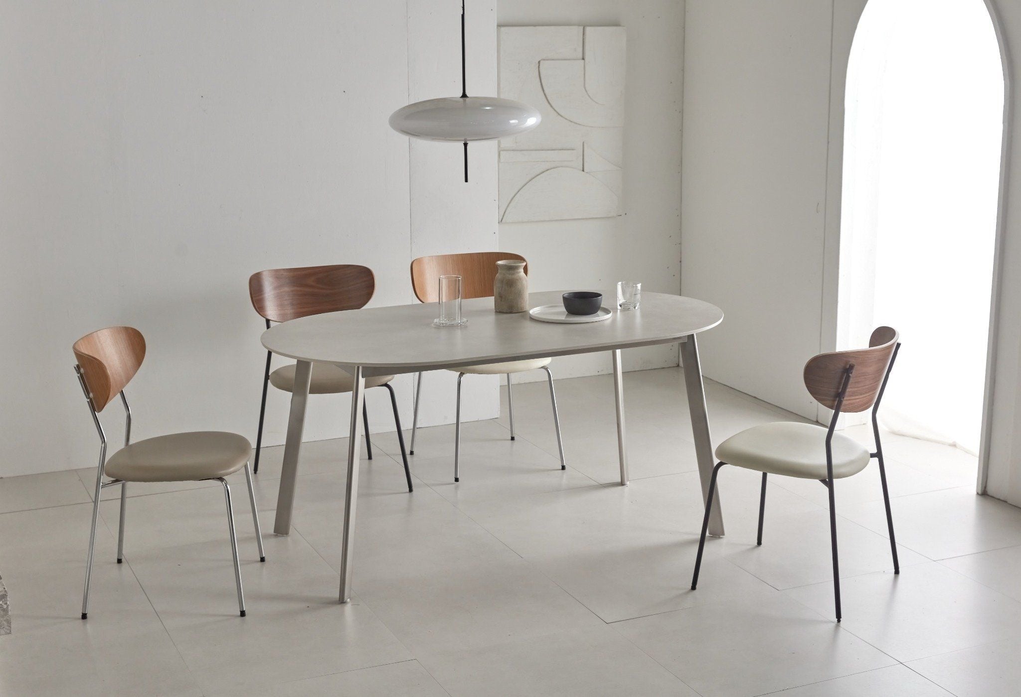 BÀN ĂN CERAMIC NHẬP KHẨU BROWNIE (4 CHỖ / 6 CHỖ)