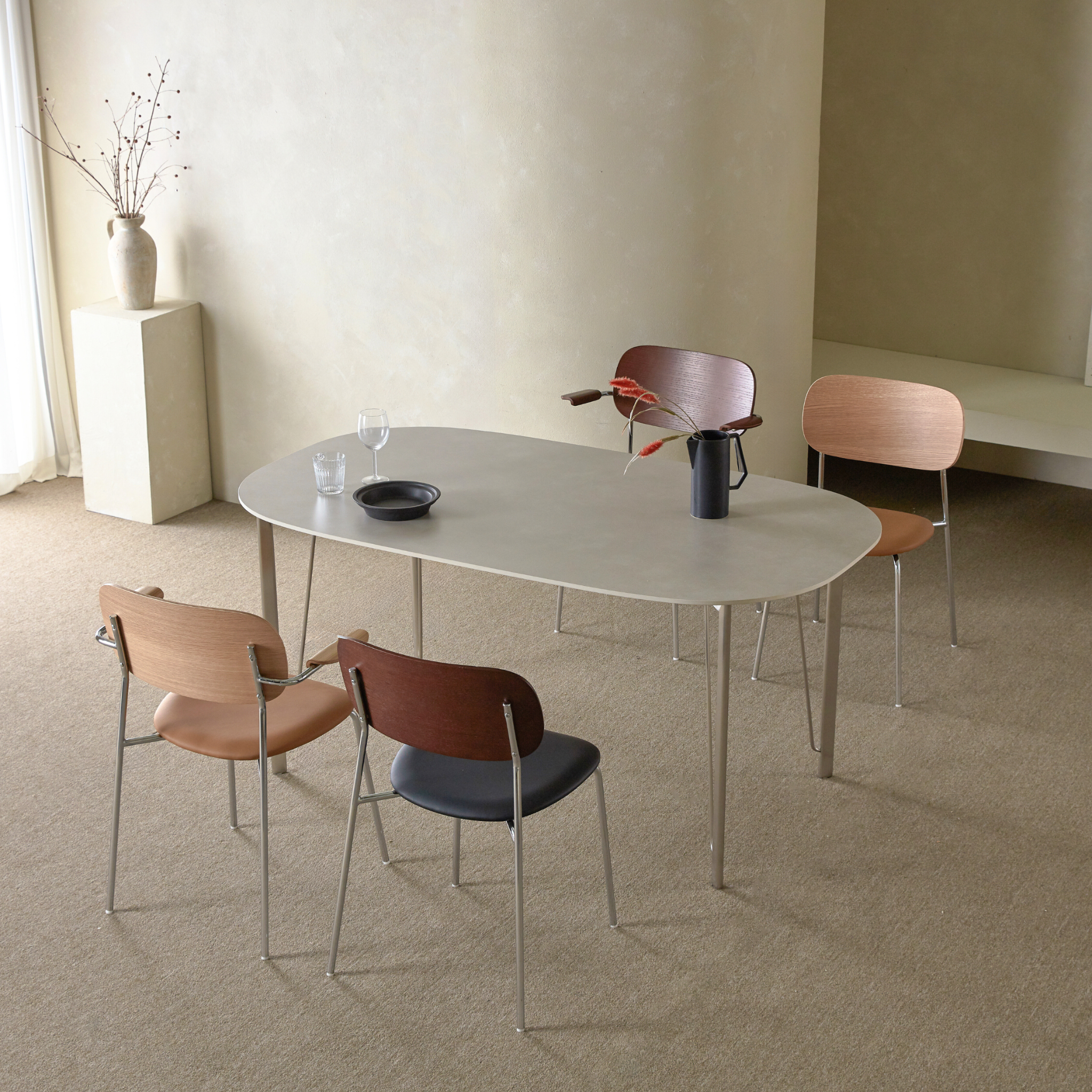 BÀN ĂN GRACE CERAMIC NHẬP KHẨU (4 CHỖ / 6 CHỖ)