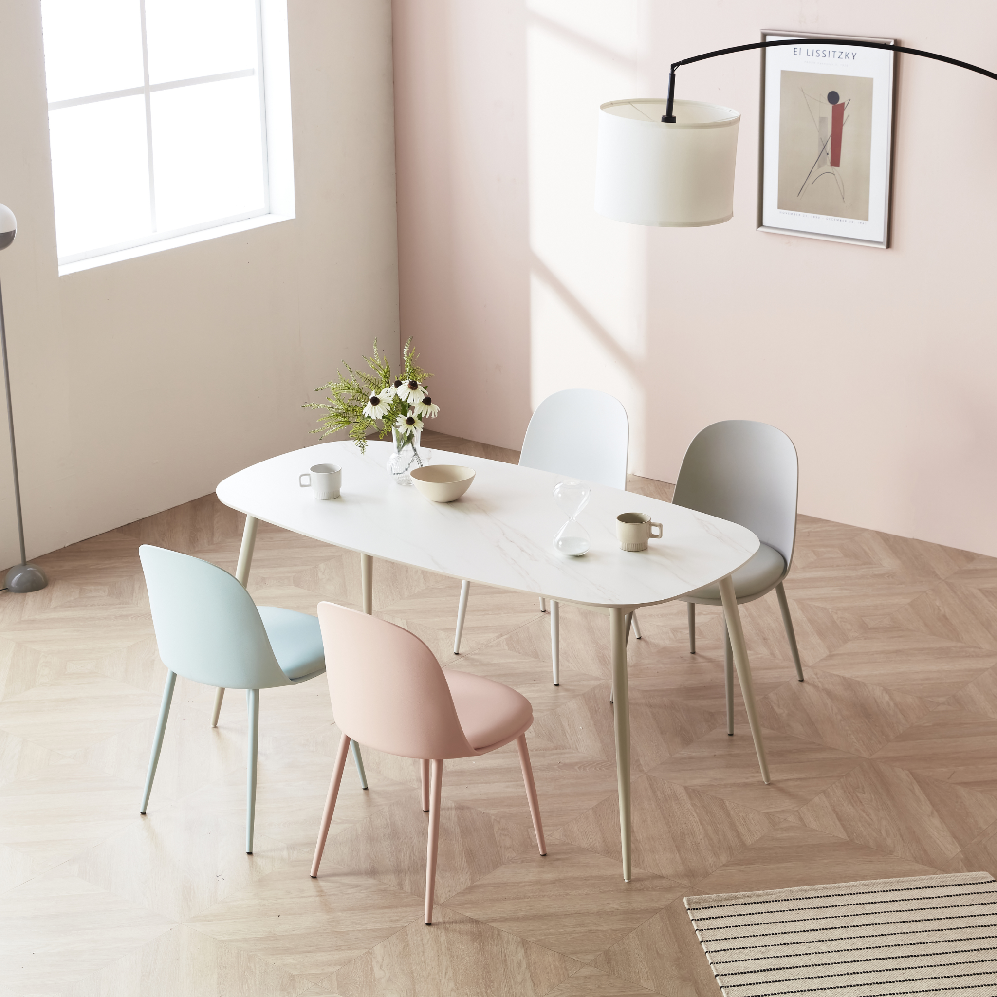 BÀN ĂN M12T CERAMIC NHẬP KHẨU (4 CHỖ / 6 CHỖ)