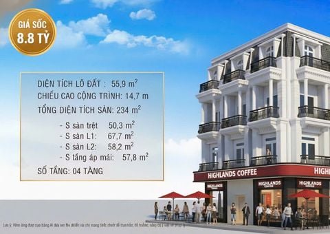 B14 | Nhà phố thương mại chợ Cái Vồn, Vĩnh Long, căn góc trực diện chợ.