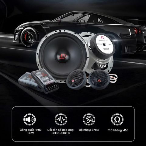  Dego AS6.2C 60W 6.5 inch Loa Dành Cho Xe Ô Tô 