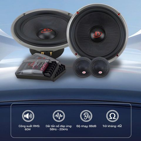  Dego ST6.2C 60W 6.5 inch Loa Dành Cho Xe Ô Tô 