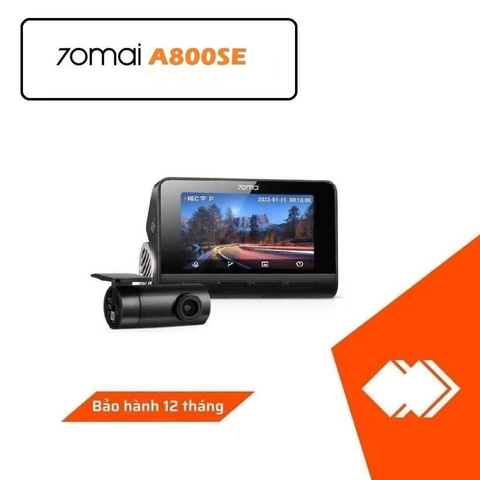  70mai A800SE Camera Hành Trình Ghi Hình Trước Sau 