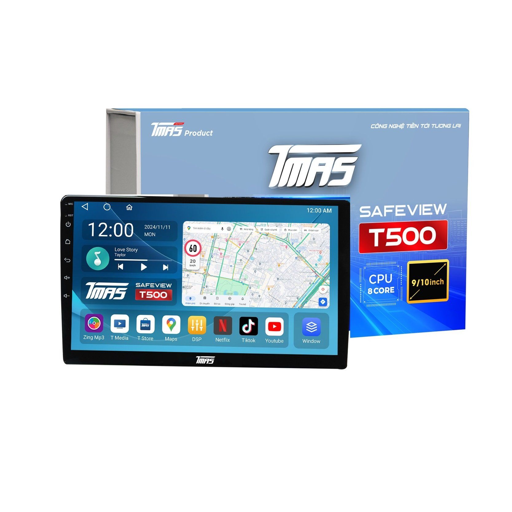  TMAS T500 9 inch 2GB 32GB Màn Hình Android 