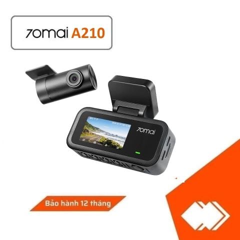  70mai A210 Camera Hành Trình Ghi Hình Trước Sau 