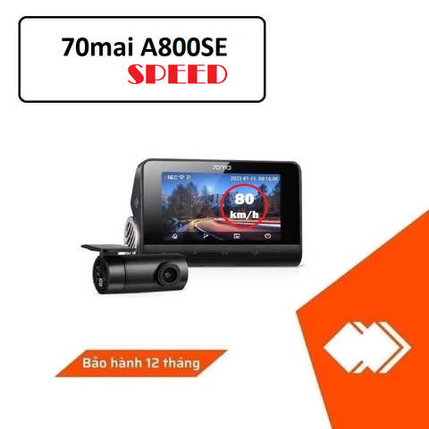  70mai A800SE SPEED Camera Hành Trình Cảnh Báo Giao Thông 