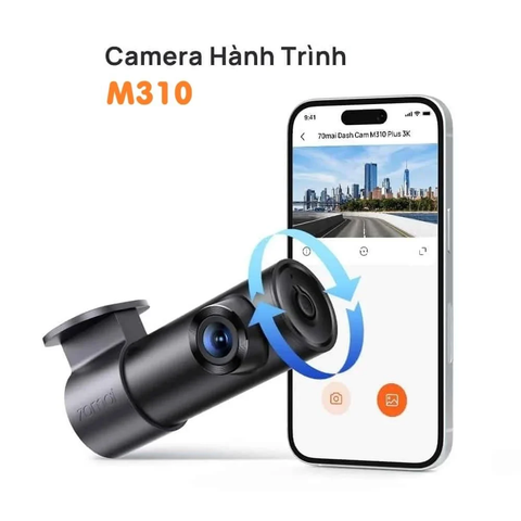  70mai M310 Plus 3K Camera Hành Trình Ghi Hình Trước 