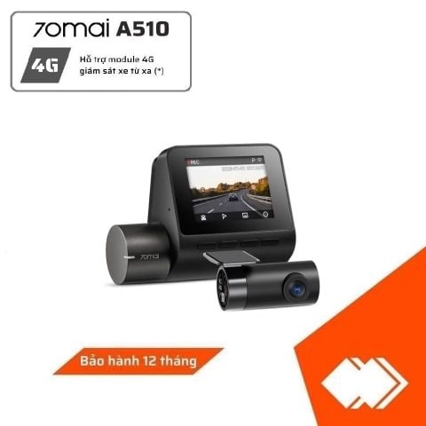  70mai A510 Camera Hành Trình Ghi Hình Trước Sau 