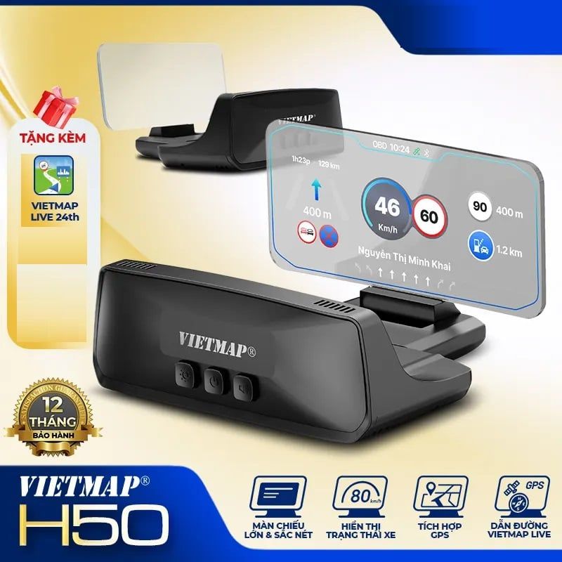  Vietmap H50 Màn Hình Hiển Thị Thông Tin 