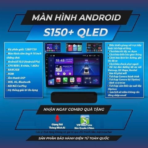  Winca S150 Qled 9 inch 2GB 64GB Màn Hình Android 