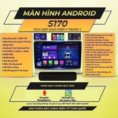  Winca S170 9 inch 4GB 64GB Màn Hình Android 