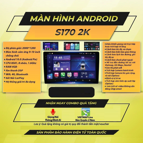  Winca S170 2K 9 inch 4GB 64GB Màn Hình Android 