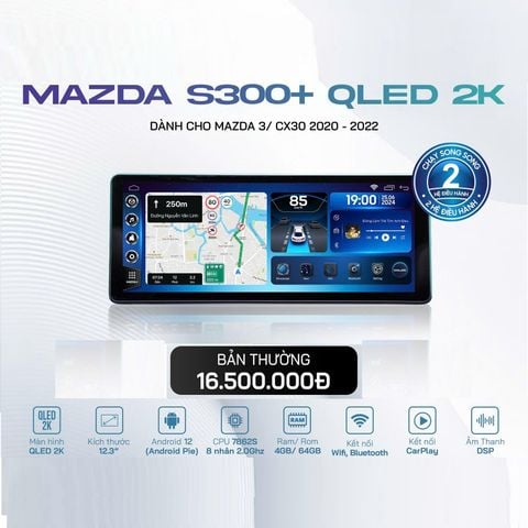  Mazda 3/CX 30 Từ 2020 - 2022 Winca S300 Qled 2K 12.3 inch 4GB 64GB Màn Hình Android 