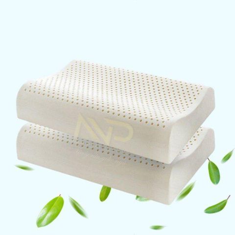 Gối Cao Su Thiên Nhiên 100% Êm Ái, Giảm Đau Vai Gáy Cổ