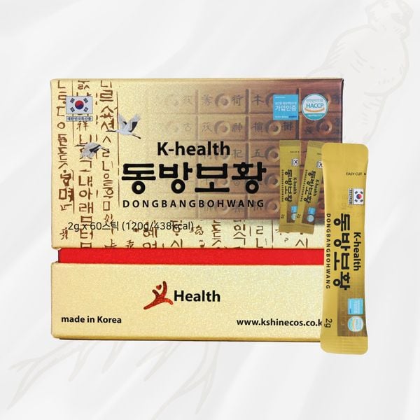  Bột Đông Trùng Thảo Dược KHealth DONGBANGBOHWANG ( 2g x 60 stick ) 