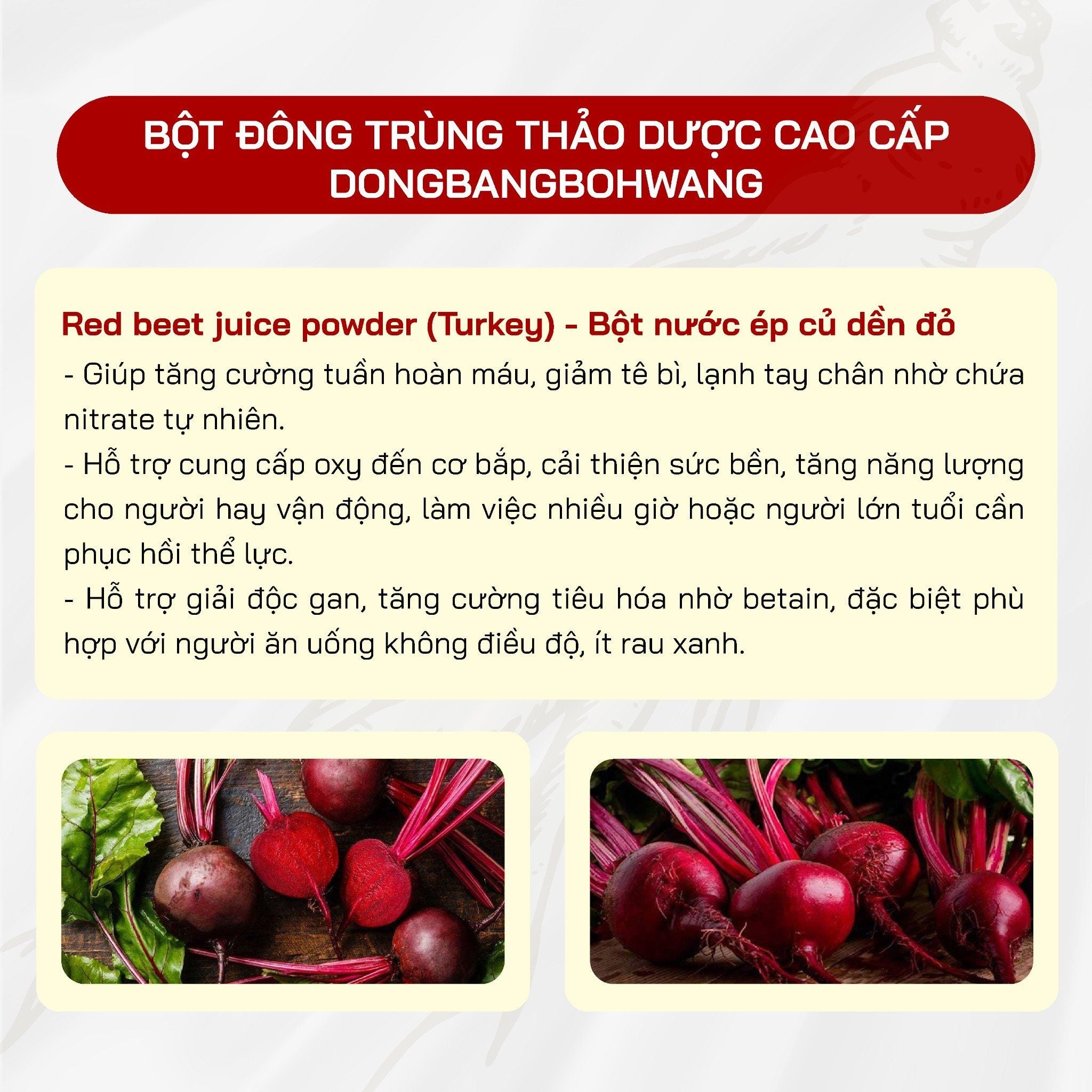  Bột Đông Trùng Thảo Dược KHealth DONGBANGBOHWANG ( 2g x 60 stick ) 