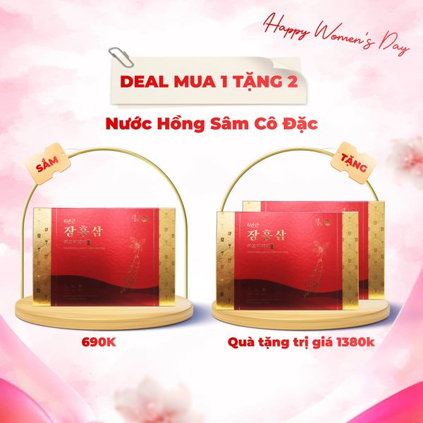 Nước Hồng Sâm Cô Đặc Hàn Quốc (30 gói) 
