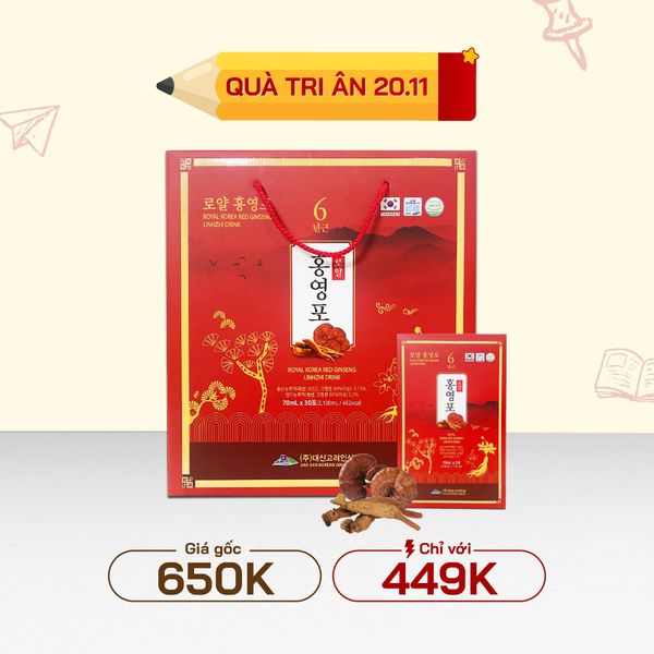  Nước Hồng Sâm Linh Chi 